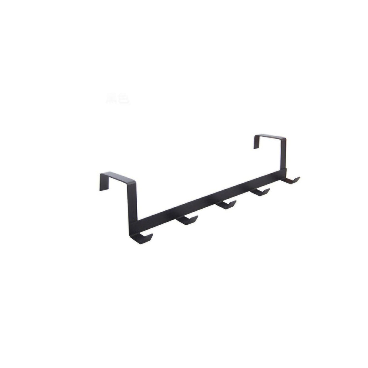 Door Hook Hanger Coat Rack Drill Free for Hanging Clothes Hat Bag Towel Bathroom Entryway Black