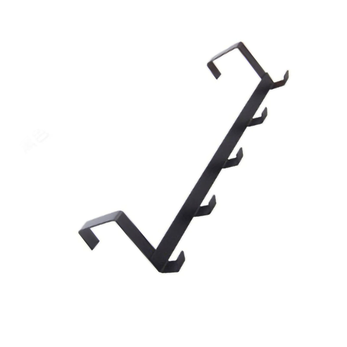 Door Hook Hanger Coat Rack Drill Free for Hanging Clothes Hat Bag Towel Bathroom Entryway Black
