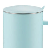 550ml Stainless Steel Double Walled Mugs Leakproof Prevent Scalding Frosted Insulated Coffee Mugs for Home Cafe Office Sky Blue 550ml - Front View