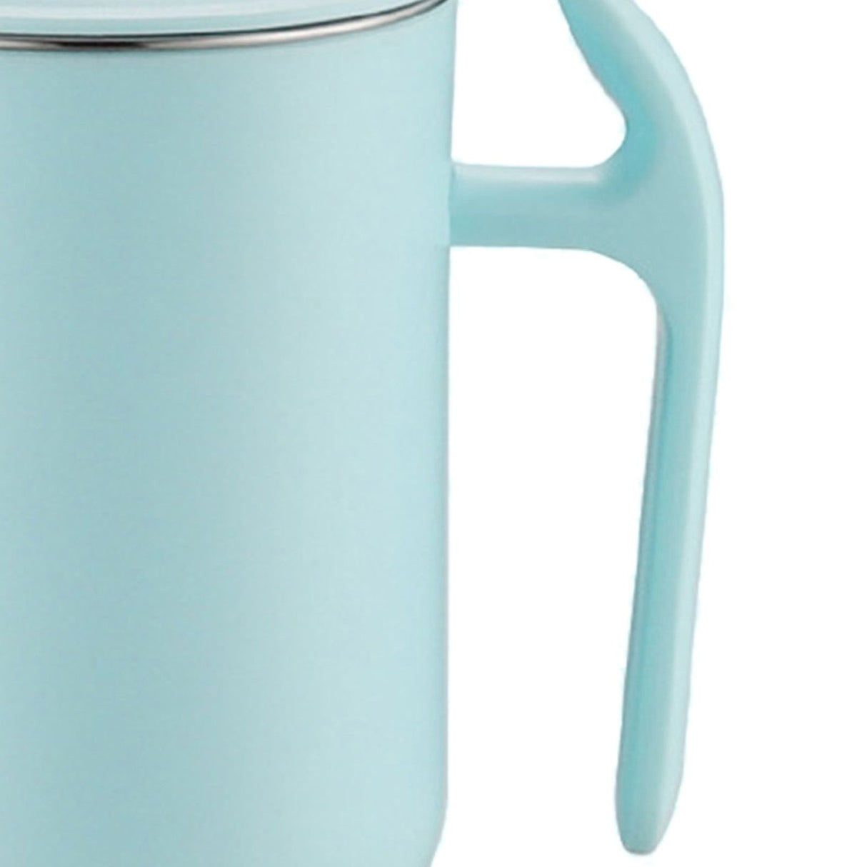 550ml Stainless Steel Double Walled Mugs Leakproof Prevent Scalding Frosted Insulated Coffee Mugs for Home Cafe Office Sky Blue 550ml