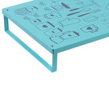 Induction Cooker Shelf Bracket Stylish Simple Gas Stove Cover Base Shelf for Kitchen Green - Side View