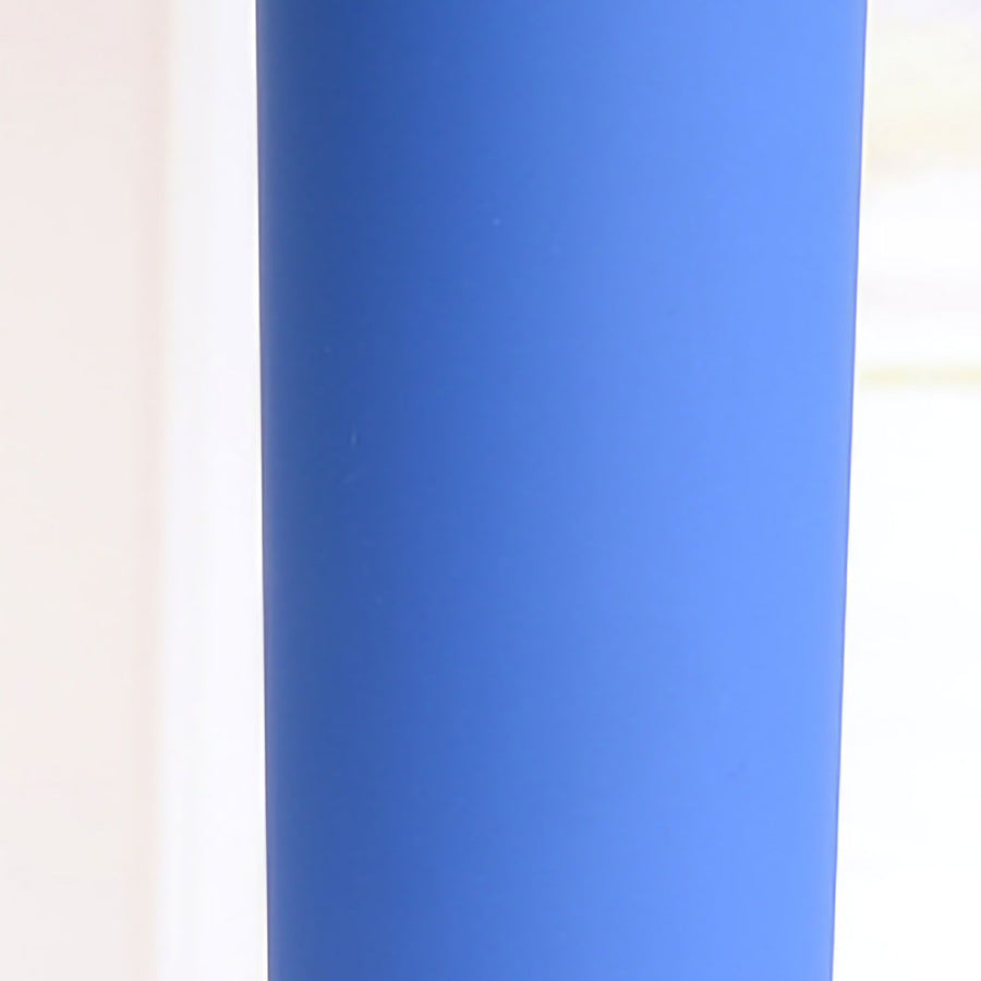 Straw Cup Colorful Plastic Simple Style Comfortable Hand Feeling Large Capacity Drinking Straw Bottle Blue 16oz