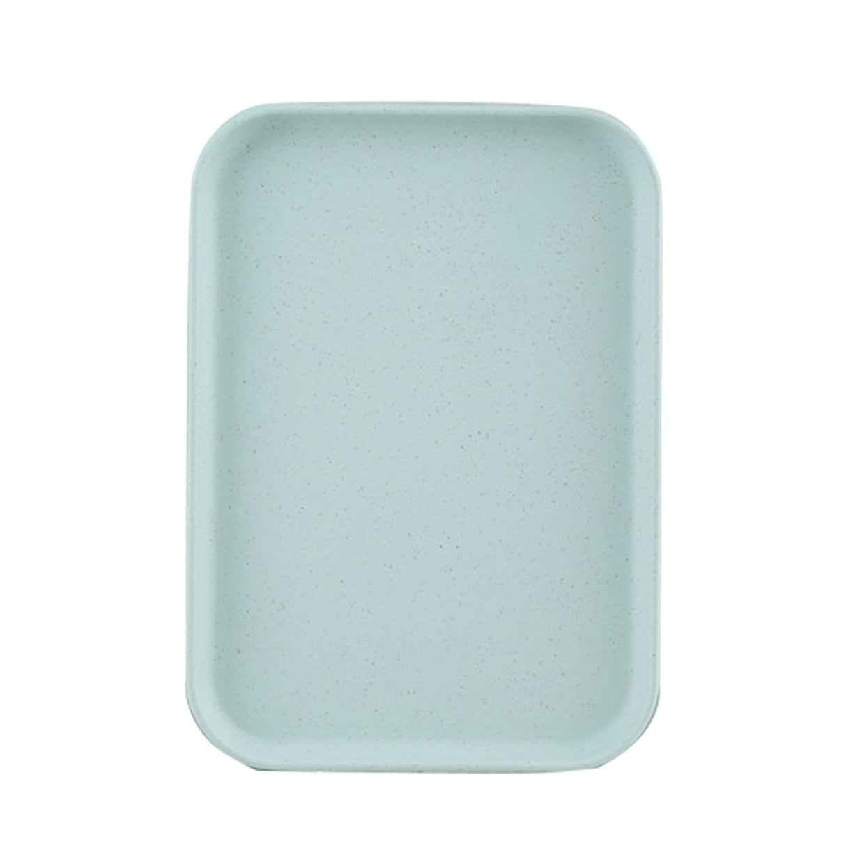 Kitchen Serving Tray Wheat Straw Rectangular Nordic Style Cupcake Fruit Snack Tea Tray for Home Office Restaurant Light Green S (Approx. 25x17cm / 9.8x6.7in)