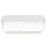 Silicone Ice Cube Mold BPA Free Square Ice Tray Storage Box with Lid for Household Pink - 45-Degree Angle