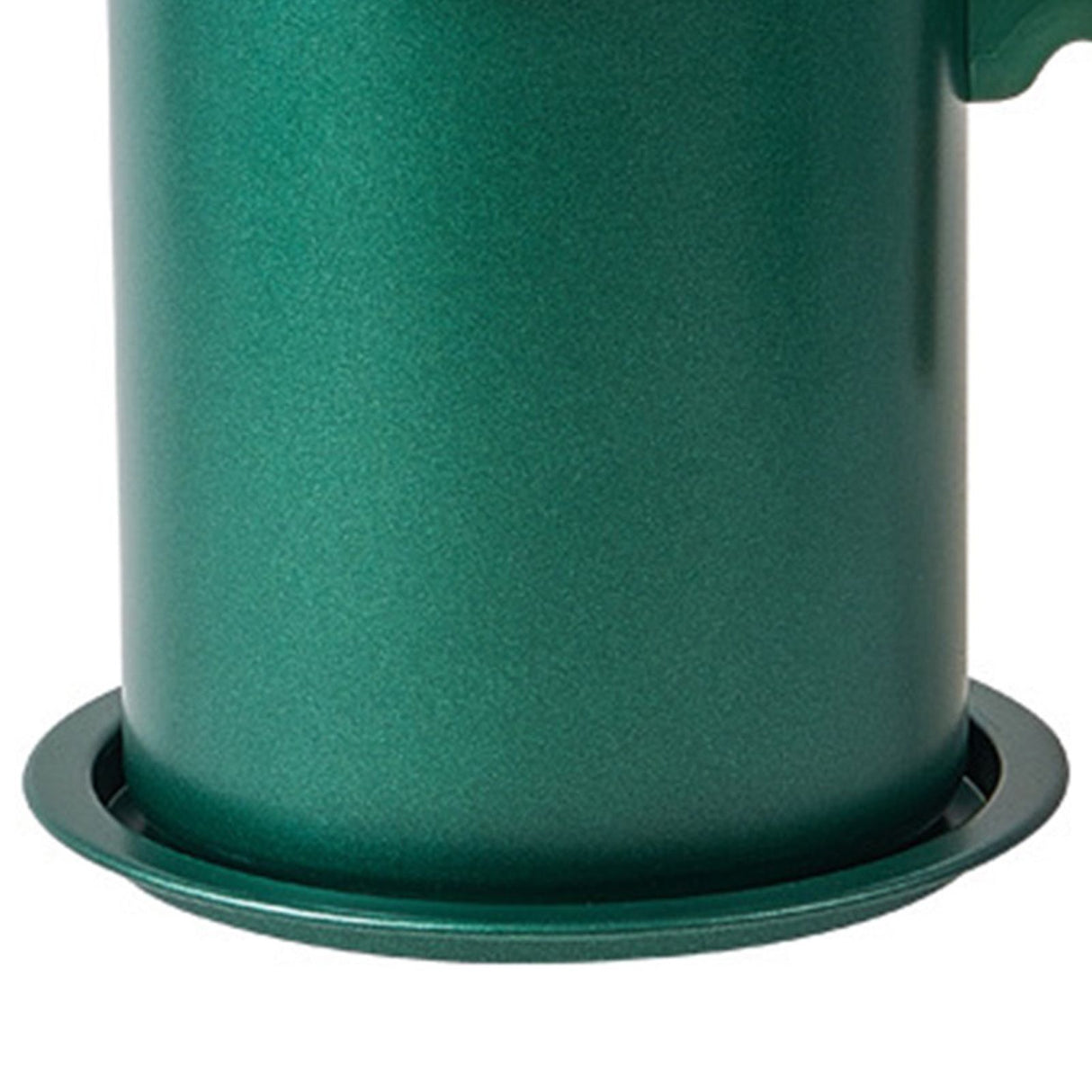 Oil Strainer Pot 1.4L Wood Grain Easy Operation No Rust Oil Storage Supplies Filter for Home Canteen Dark Green