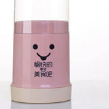 Cute Chopstick Holder Storage with Dustproof Lid Eco Friendly Plastic Utensil Holder With Removable Base for Kitchen Pink