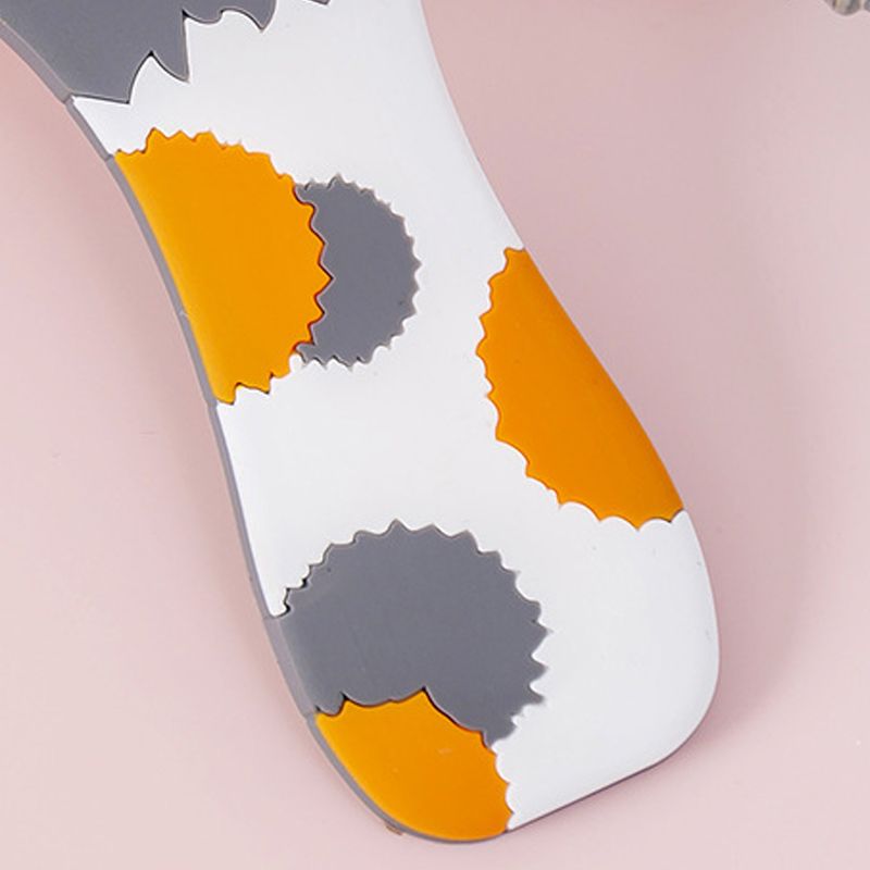 Cat Paw Bottle Opener Multifunctional Cute Cartoon Vibrant Colors Magnet Silicone Bottle Opener with Fridge Magnet for Home Gray Dot