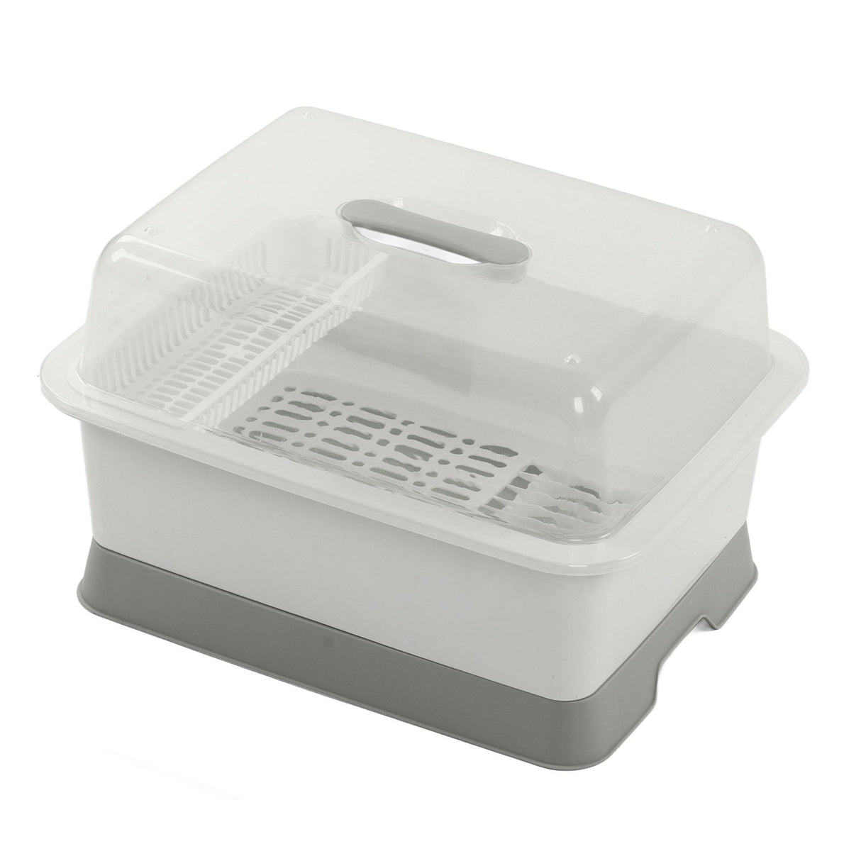 Dish Drainer Minimalist Dustproof Space Saving Dish Drying Bowl with Lid for Home Kitchen L