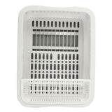 Dish Drainer Minimalist Dustproof Space Saving Dish Drying Bowl with Lid for Home Kitchen L