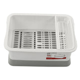 Dish Drainer Minimalist Dustproof Space Saving Dish Drying Bowl with Lid for Home Kitchen L - Extra Image