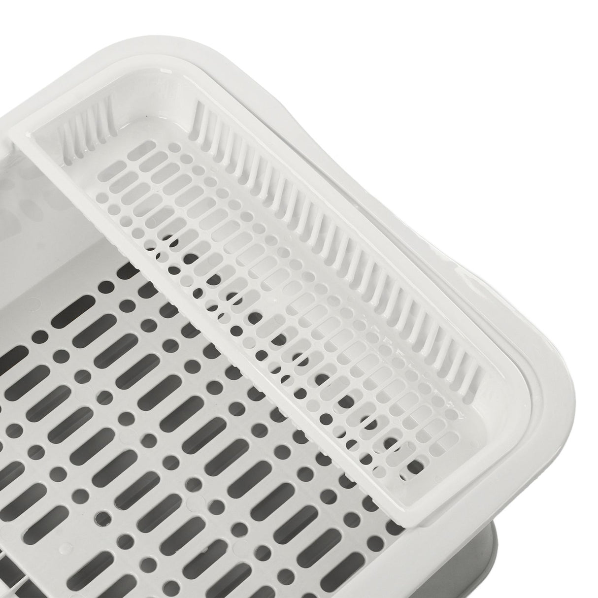 Dish Drainer Minimalist Dustproof Space Saving Dish Drying Bowl with Lid for Home Kitchen L