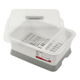 Dish Drainer Minimalist Dustproof Space Saving Dish Drying Bowl with Lid for Home Kitchen L - Extra Image