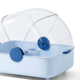 Tableware Storage Box Multifunctional Chopsticks Dishes Drying Box with Cover Kitchen Utensil Blue