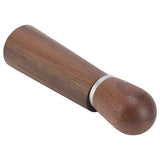 Coffee Distribution Tool Multifunctional Needle Coffee Distributor with Wooden Base for Home Travel Restaurant Curved Hook