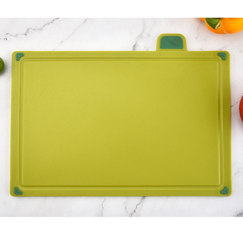 4pcs Food Classification Chopping Boards PP TPR Portable Non Slip Cutting Boards Kitchen Tools With Non Slip Pad Irregular Form