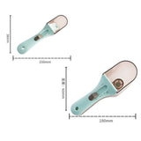 Measuring Spoon Heat Resistance Multi Level Adjustment Scale Plastic Measuring Spoon Set Kitchen Tools Boxed Set