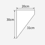 100Pcs Disposable Piping Bags Thickened Non Toxic Odorless Anti Slippery Plastic Cake Decorating Tool Middle Size 20x31x30cm