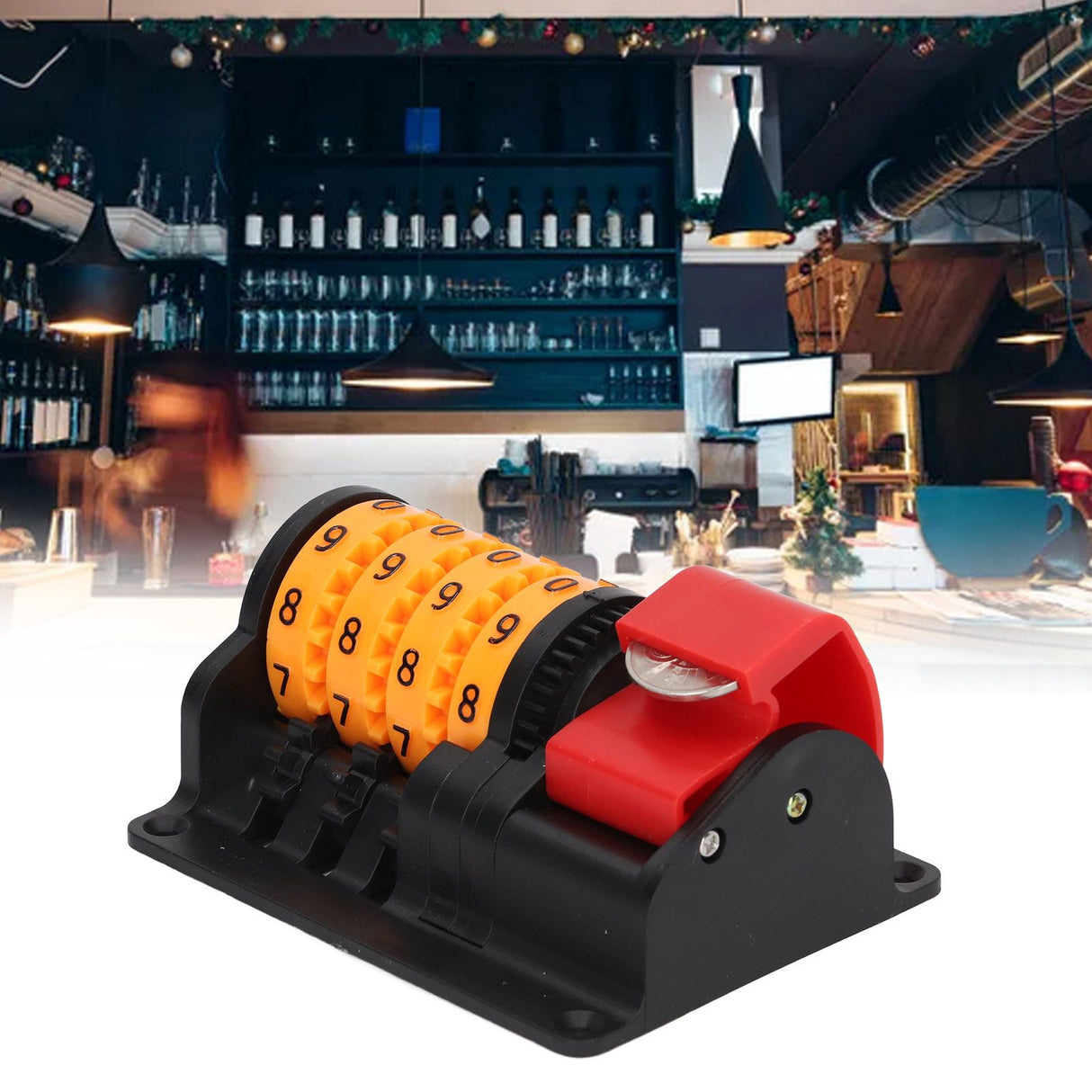 Beer Counter Wall Mounted Automatic Counting ABS Bottle Opener for Bars Father Gift