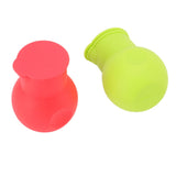 2pcs Silicone Chocolate Heating Pot Red and Green Multifunctional Microwave Chocolate Melter for Kitchen Baking