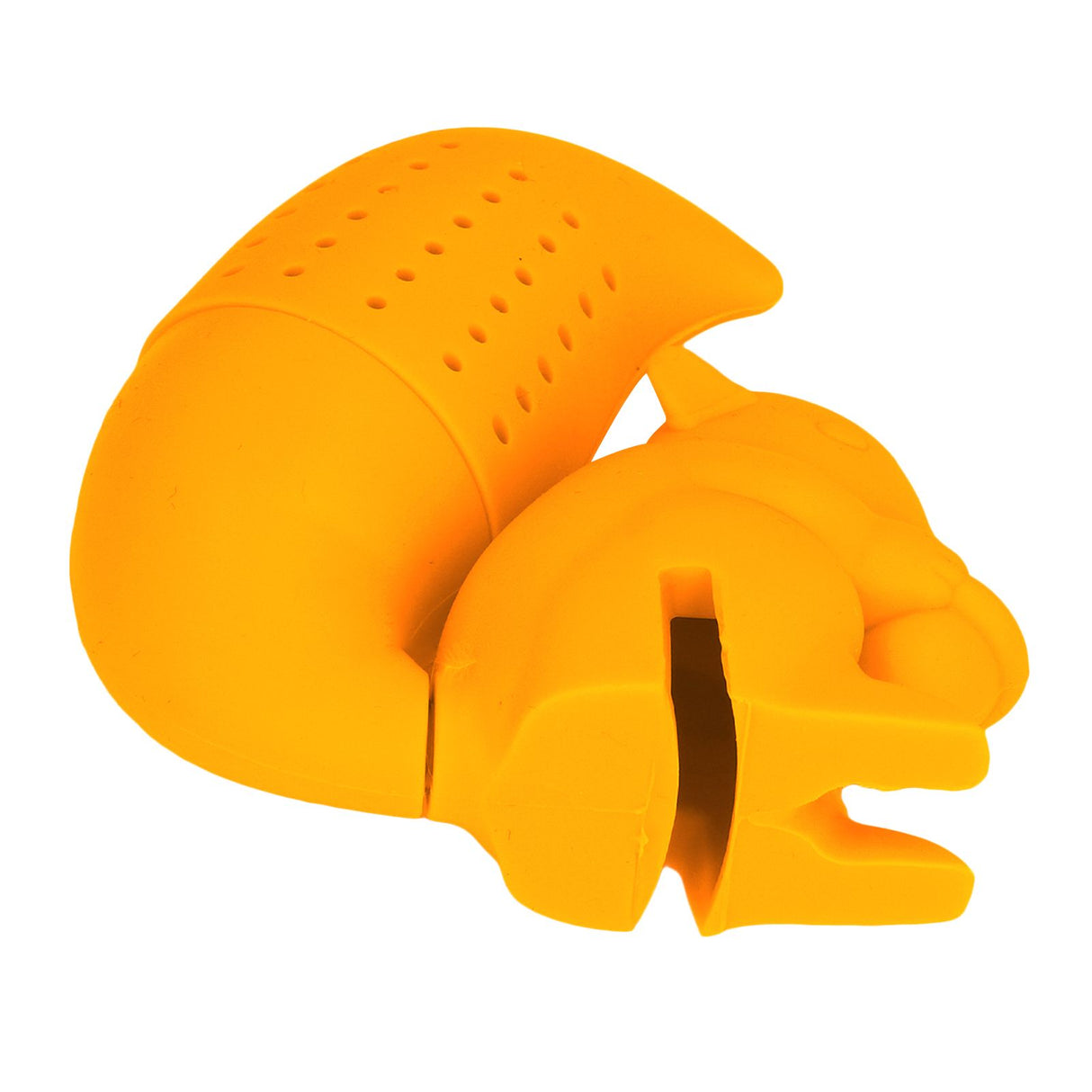 Food Grade Silicone Squirrel Shape Tea Strainer Cute Squirrel Shaped Tea Infuser Filter Orange