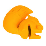 Food Grade Silicone Squirrel Shape Tea Strainer Cute Squirrel Shaped Tea Infuser Filter Orange