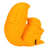 Food Grade Silicone Squirrel Shape Tea Strainer Cute Squirrel Shaped Tea Infuser Filter Orange - Extra Image
