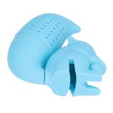 Food Grade Silicone Squirrel Shape Tea Strainer Cute Squirrel Shaped Tea Infuser Filter Blue
