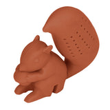 Food Grade Silicone Squirrel Shape Tea Strainer Cute Squirrel Shaped Tea Infuser Filter Coffee