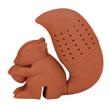Food Grade Silicone Squirrel Shape Tea Strainer Cute Squirrel Shaped Tea Infuser Filter Coffee - Side View