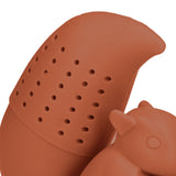 Food Grade Silicone Squirrel Shape Tea Strainer Cute Squirrel Shaped Tea Infuser Filter Coffee