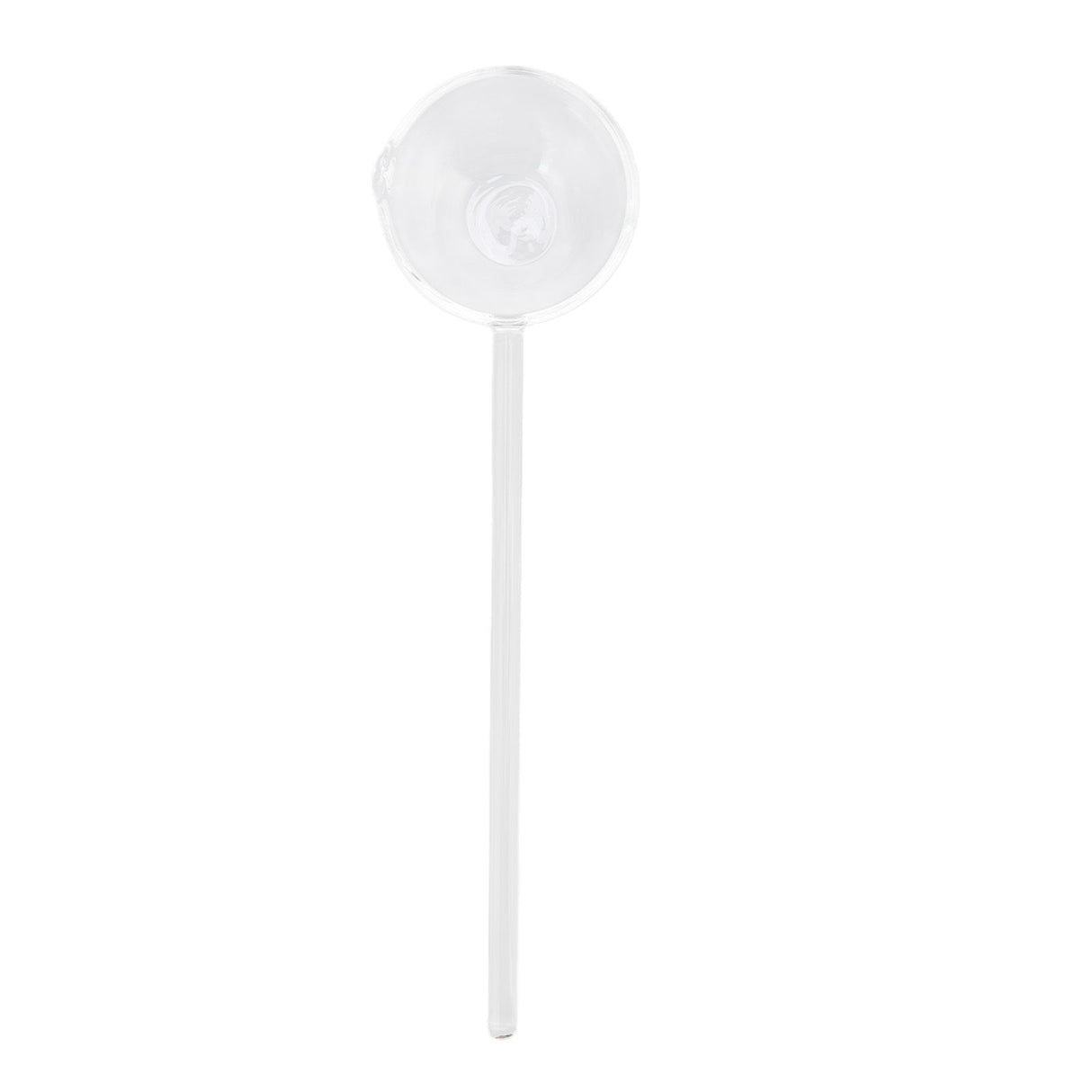 Glass Stirring Spoon High Temperature Resistance Simple 100ML Mixing Spoon Coffee Tea Spoon for Restaurants Home Transparent
