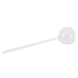 Glass Stirring Spoon High Temperature Resistance Simple 100ML Mixing Spoon Coffee Tea Spoon for Restaurants Home Transparent - Rear View