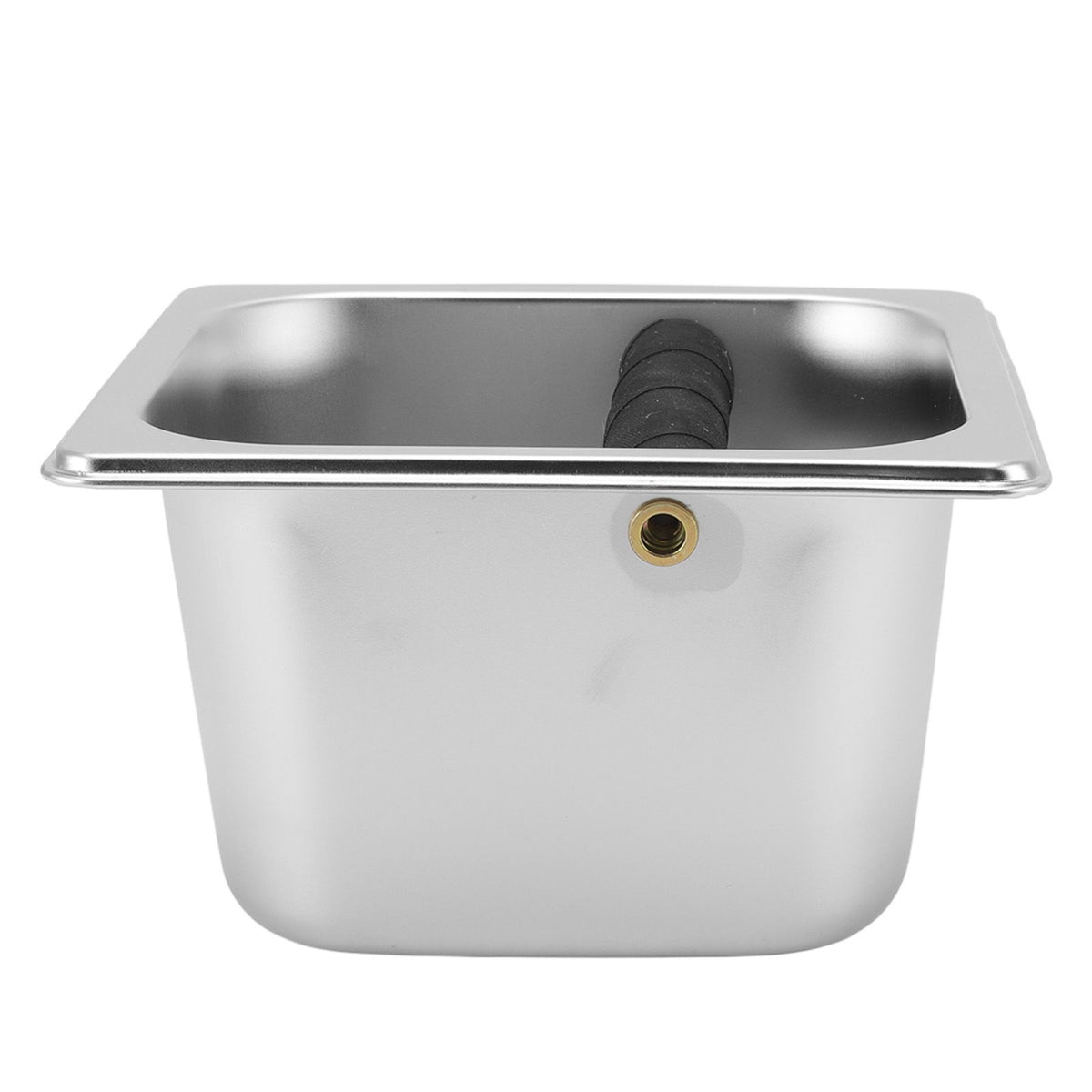 Stainless Steel Coffee Knock Box Coffee Grounds Container Box for Kitchen Canteen Western Restaurant Bar