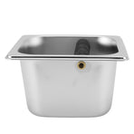Stainless Steel Coffee Knock Box Coffee Grounds Container Box for Kitchen Canteen Western Restaurant Bar