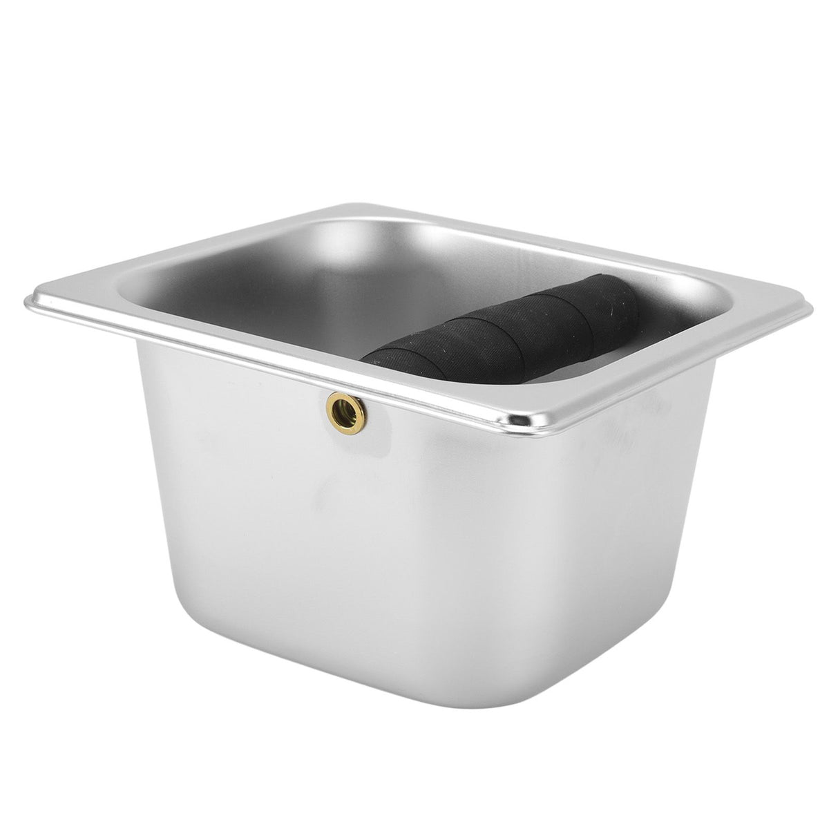 Stainless Steel Coffee Knock Box Coffee Grounds Container Box for Kitchen Canteen Western Restaurant Bar