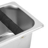 Stainless Steel Coffee Knock Box Coffee Grounds Container Box for Kitchen Canteen Western Restaurant Bar