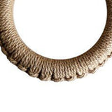 Insulated Coaster Ring Heat Resistance Linen Weaving Insulation Pad for Hot Pot Cup L