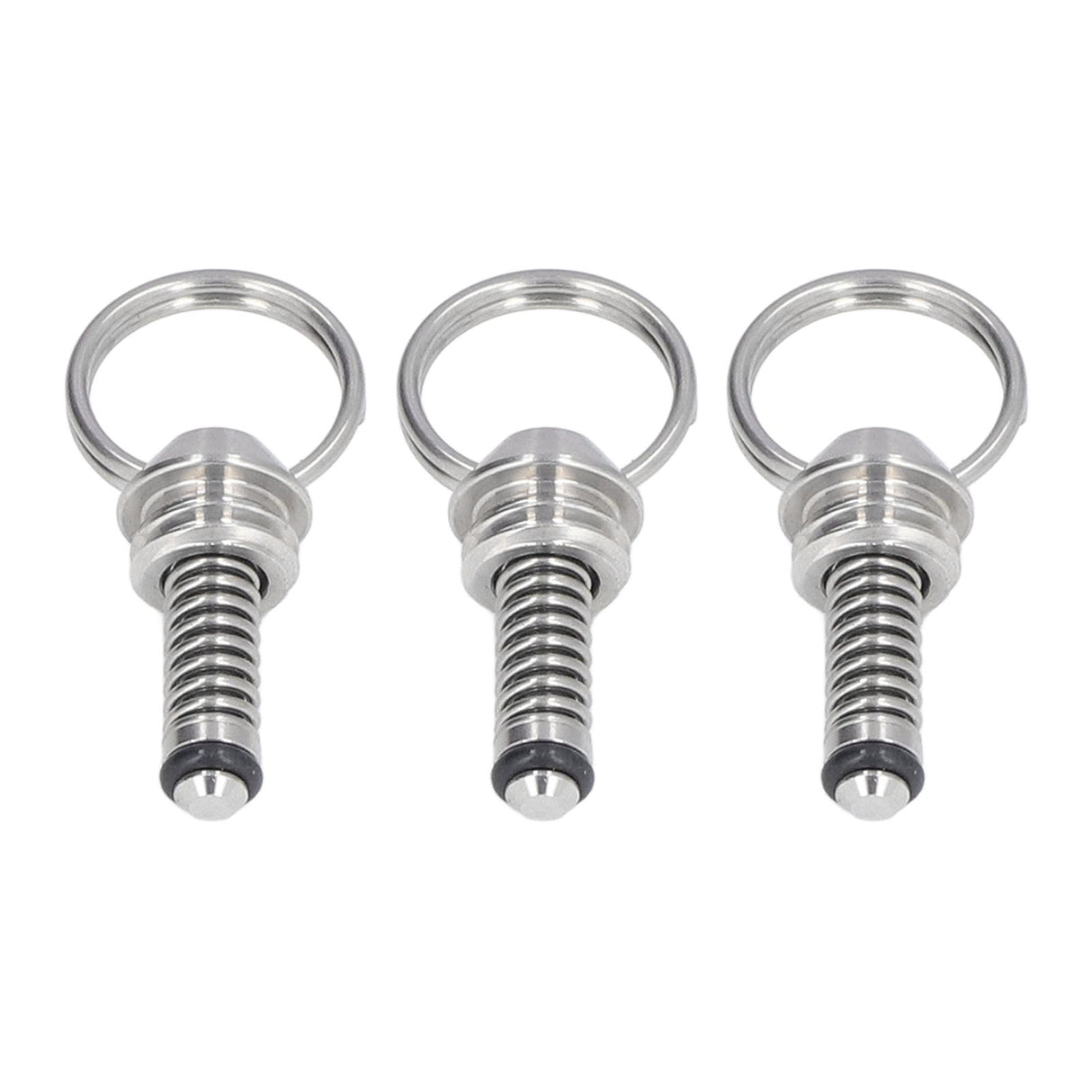 3PCS Beer Keg Relief Valve Replacement 304 Stainless Steel Keg Lid Pressure Release Valve