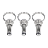 3PCS Beer Keg Relief Valve Replacement 304 Stainless Steel Keg Lid Pressure Release Valve