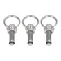 3PCS Beer Keg Relief Valve Replacement 304 Stainless Steel Keg Lid Pressure Release Valve