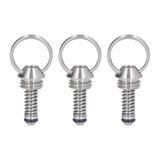 3PCS Beer Keg Relief Valve Replacement 304 Stainless Steel Keg Lid Pressure Release Valve