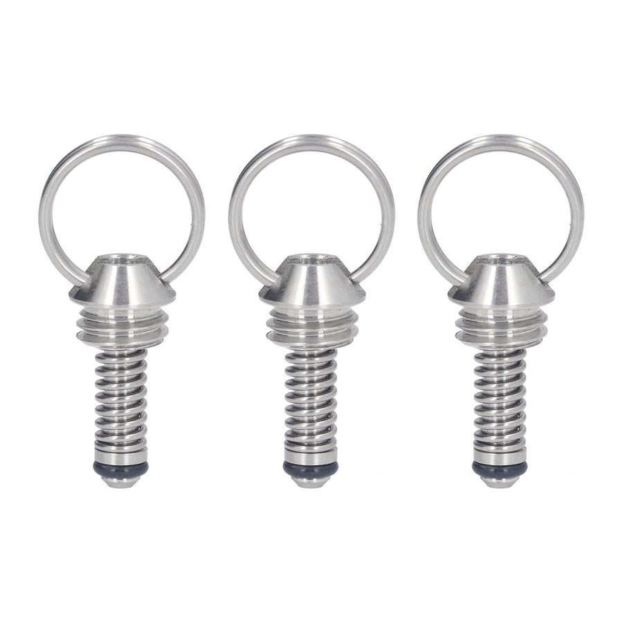 3PCS Beer Keg Relief Valve Replacement 304 Stainless Steel Keg Lid Pressure Release Valve