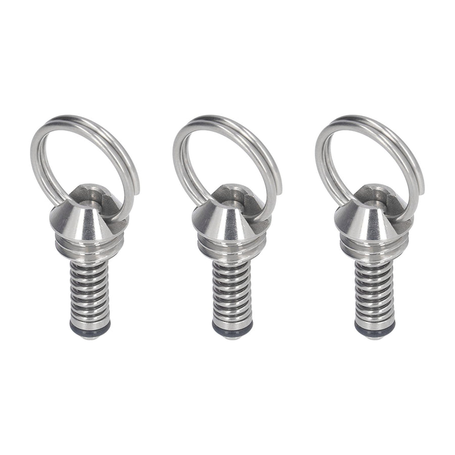 3PCS Beer Keg Relief Valve Replacement 304 Stainless Steel Keg Lid Pressure Release Valve