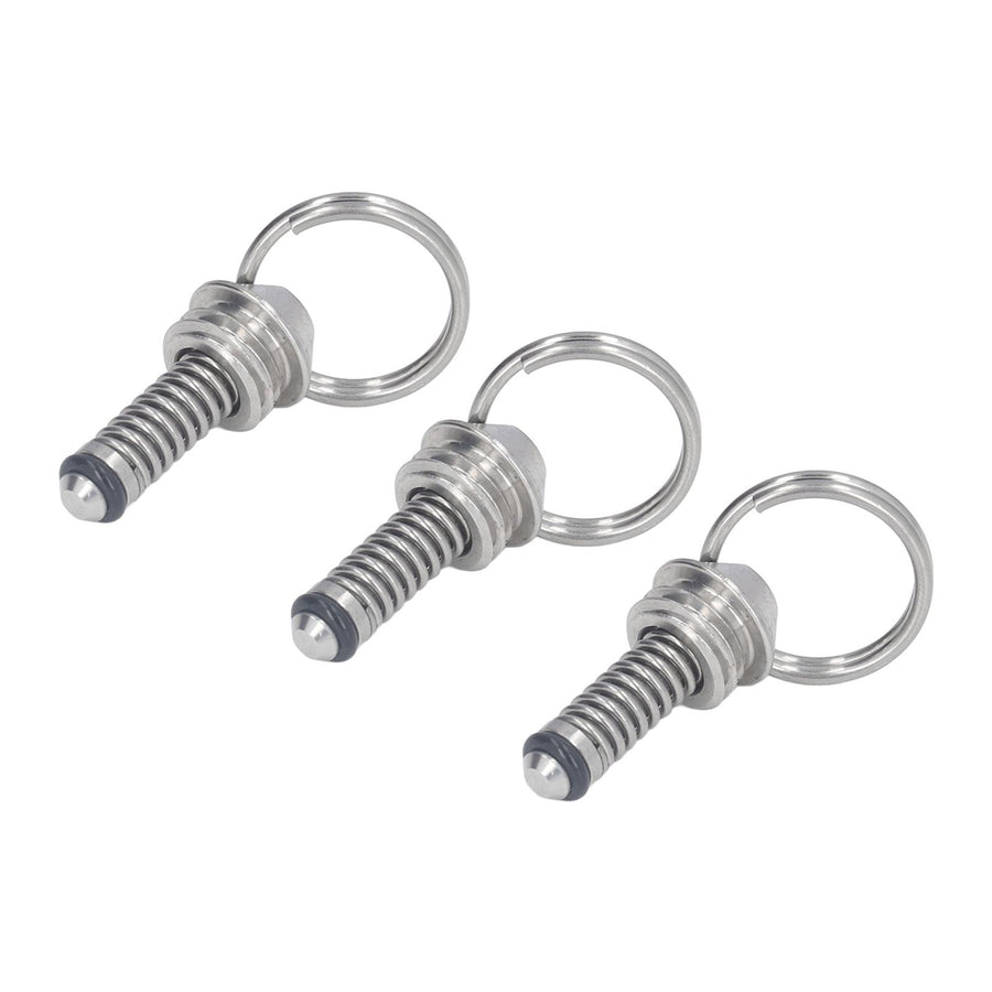 3PCS Beer Keg Relief Valve Replacement 304 Stainless Steel Keg Lid Pressure Release Valve