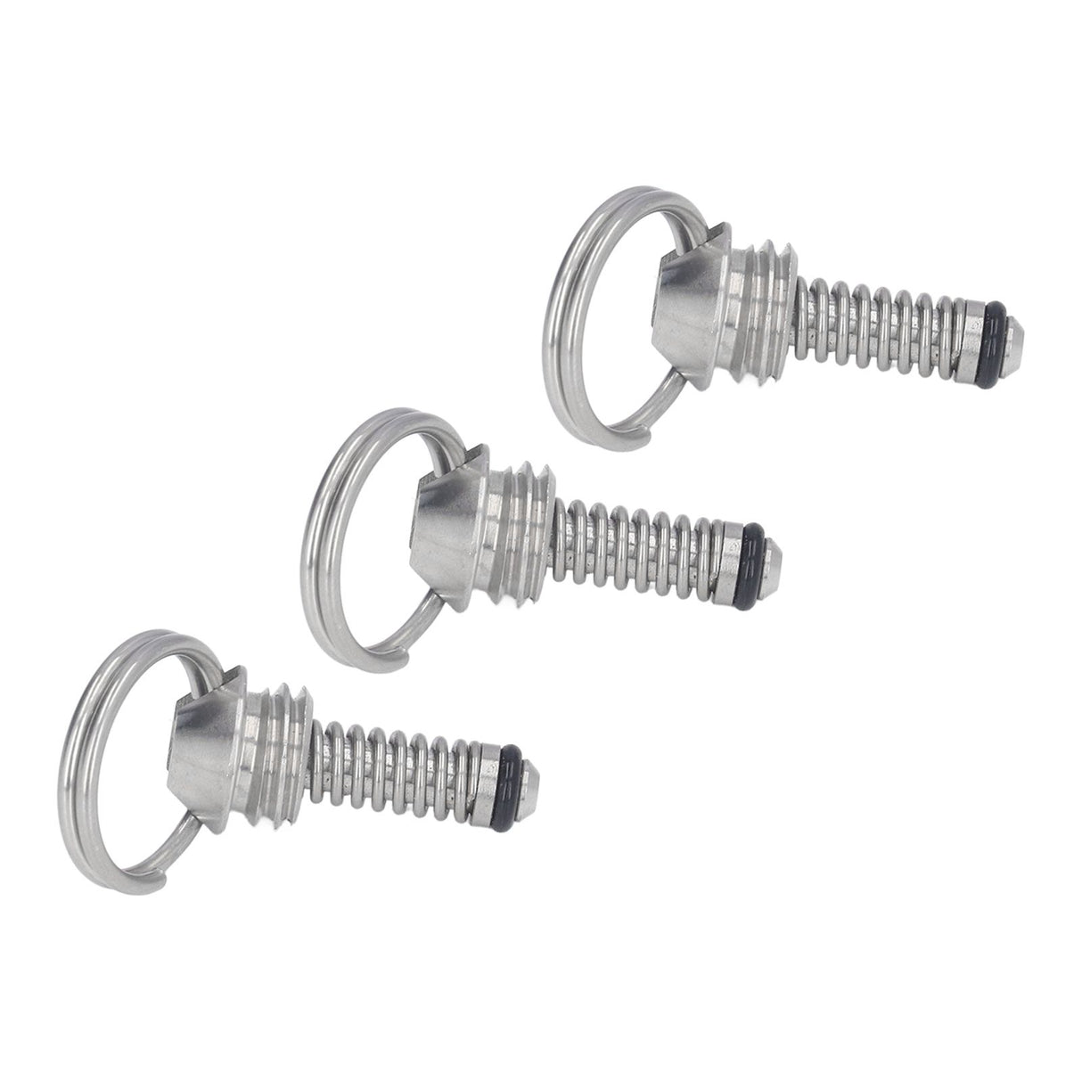 3PCS Beer Keg Relief Valve Replacement 304 Stainless Steel Keg Lid Pressure Release Valve