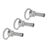 3PCS Beer Keg Relief Valve Replacement 304 Stainless Steel Keg Lid Pressure Release Valve