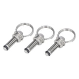 3PCS Beer Keg Relief Valve Replacement 304 Stainless Steel Keg Lid Pressure Release Valve