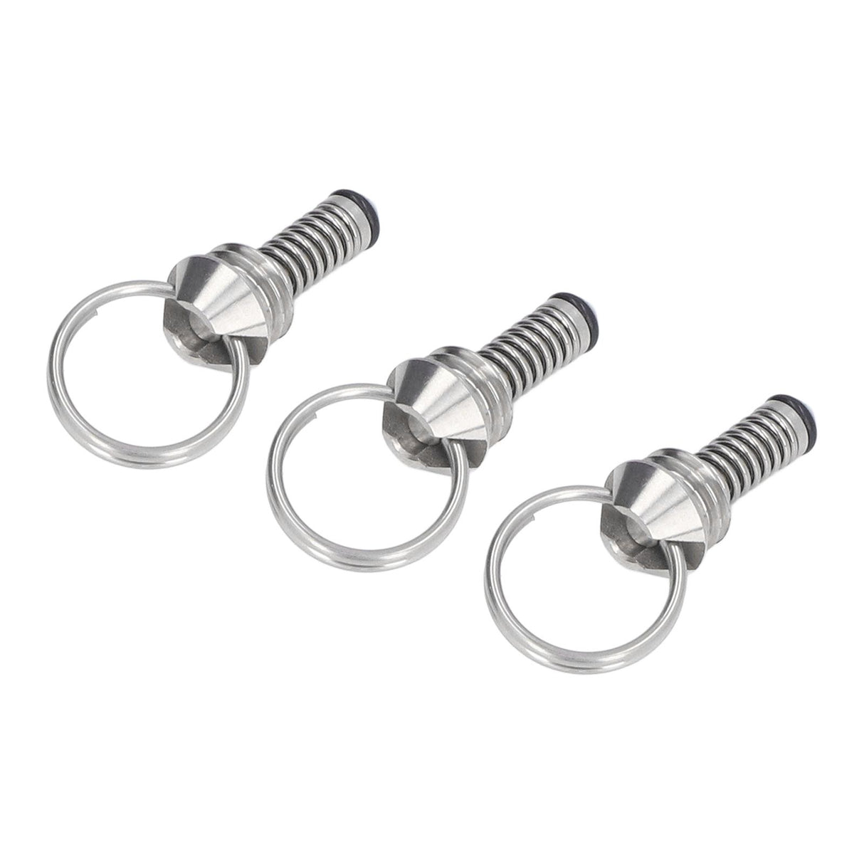 3PCS Beer Keg Relief Valve Replacement 304 Stainless Steel Keg Lid Pressure Release Valve