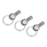 3PCS Beer Keg Relief Valve Replacement 304 Stainless Steel Keg Lid Pressure Release Valve - Extra Image
