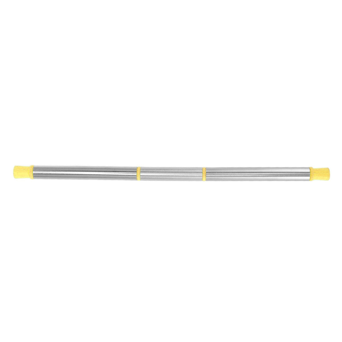 Collapsible Straw Stainless Steel Portable Easy to Clean Foldable Straw with Cleaning Brush for Home Office Outdoor Yellow